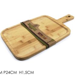 Vassoio Bamboo Con Manico Cm.24X46X1