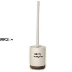 Portascopino Completo Poliresina Bianco-8015361991425