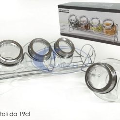 Barattoli Porta Spezie Set 4 Pz.-8015361106041
