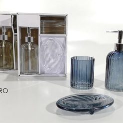 Set Bagno Vetro 3 Pz. 3 Ass.-8015361385354