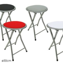 Sgabello Modern Line Diam. Cm.30X45H 4 Col.-8015361091149