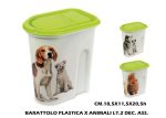 Barattolo Plastica X Animali Lt.2 Dec. Ass.-8429429101082