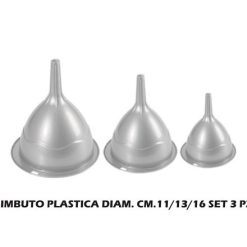 Imbuto Plastica Diam. Cm.11/13/16 Set 3 Pz.-8429429165954