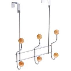 Gancio 6 Posti Per Porta Pomelli Legno-8422102673708