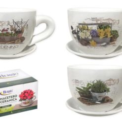 Tazzone Portapianta C/Piatto Dec.Provenza-8422102697728