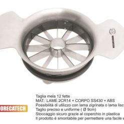 Tagliamela Lame Inox X 12 Fette-8056518692857