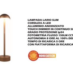 Lampada Lario Slim Oro-8056518695506