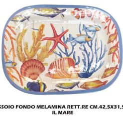 Vassoio Fondo Melamina Rett.Re Cm.42