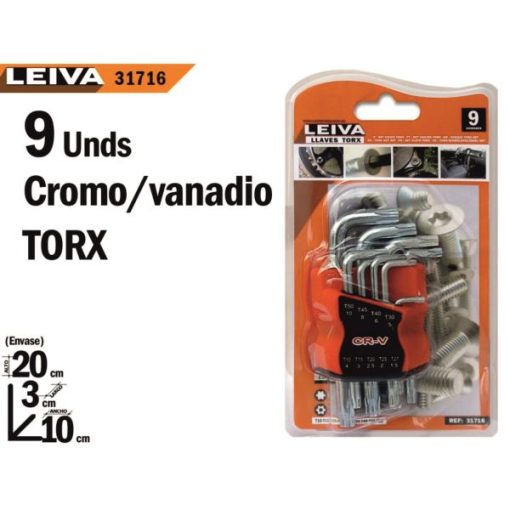 Chiavini Torx Set 9 Pz.-8431487317169