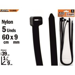 Fascette Nere Set 5 Pz. Mm.9X600-8431487318609