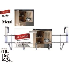 Gancio 5 Posti Per Porta Cm.24X6X10H-8431487413502