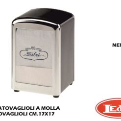 Portatovaglioli Da Tavolo Nero X Tov. Cm.17X17-8024112210050