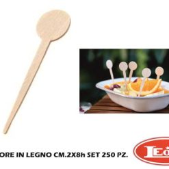 Marcatore In Legno Cm.2X8H Set 250 Pz.-8024112010797
