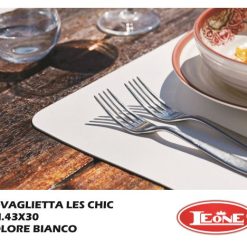 Tovaglietta Les Chic Bianca Cm.43X30 Singola-4004158115513