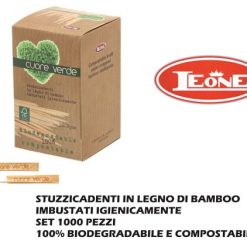 Stuzzicadenti Bamboo Set 1000 Pz. Imbustati Cm.7-8024112011718