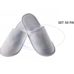 Ciabatte Spugna Bianca Chiusa Set 50 Paia-8024112047083