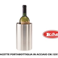 Glacette Portabottiglia In Acciaio Cm.12X19