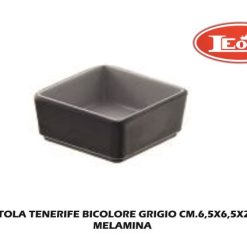 Ciotola Tenerife Bicolore Grigio Cm.6