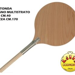 Pala Tonda In Legno Multistrato Diam. Cm.40X170-8018494002082