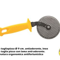 Tagliapizza Rotella Cm.9 Antiaderente Inox-8019494015020
