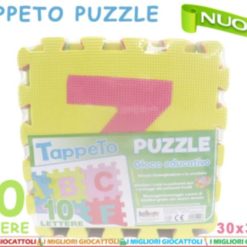 Tappeto Puzzle Set 10 Pz. Cm.30X30 Lettere-8002460107031