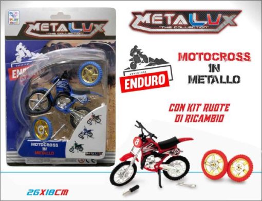 Motocross Enduro In Metallo-8034025645986