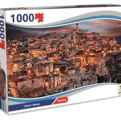Puzzle Italia 1000 Pz. Cm.70X50 Matera-8017967670193