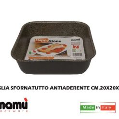 Teglia Sfornatutto Antiaderente Cm.20X20X5H-8034090027045