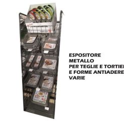 Espositore Metallo 5 Ripiani Cm.40X60X175H-