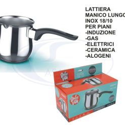 Lattiera Inox 18/10 Dolcevita 6 Tz. Ml.550 Man. Lu Induzione-8054392531552