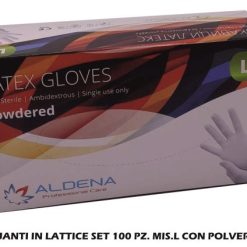 Guanti In Lattice Set 100 Pz. Mis.L Con Polvere-3800042200546
