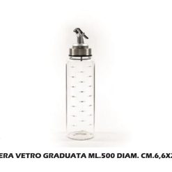 Oliera Vetro Graduata Ml.500 Cm.6