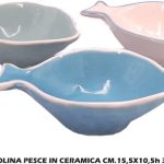 Ciotolina Pesce In Ceramica Cm.15