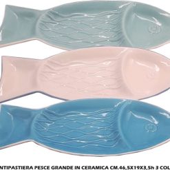 Antipastiera Pesce Grande In Ceramica Cm.46