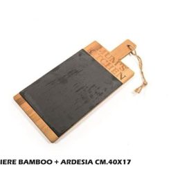 Tagliere In Bamboo Ardesia Cm.40X17X1H-8034052501996