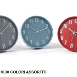 Orologio Da Parete Cm.30 Col. Ass.-8034052406857