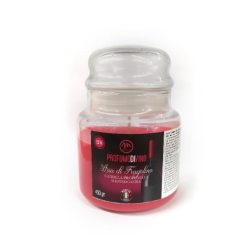 Candela Barattolo Vetro Cm.10X14H Aria Di Fragolino-8034052709019