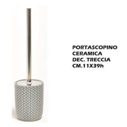 Portascopino Treccia Cm.11X39H-8034052509756