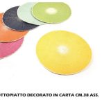 Sottopiatto Decorato In Carta Cm.38 Ass.-8034052514217