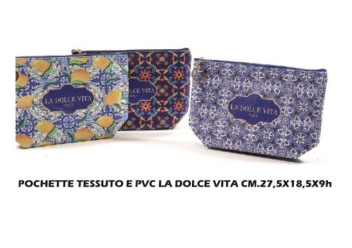 Pochette Tessuto La Dolce Vita Cm.27