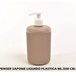 Dispenser Sapone Liquido Plastica Ml.500 Cm.8X18H-8034052727518
