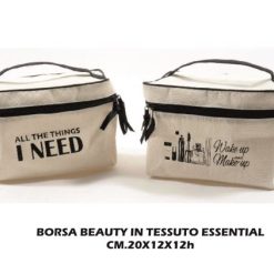 Borsa Beauty In Tessuto Essential Cm.20X12X12H-8034052428163