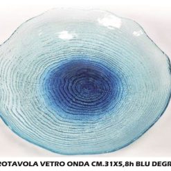 Centrotavola Vetro Onda Cm.31X5
