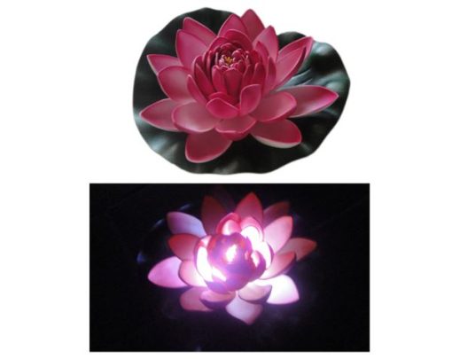 Fiori Di Loto Galleggianti Led Multicolore-8032649253365