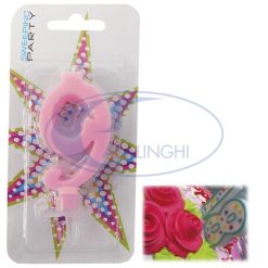 Candelina Cm.9 Numero 9 Colore Rosa-8050539170424