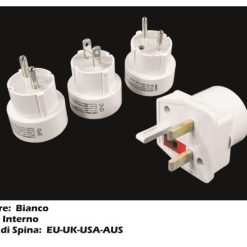 Kit 4 Spine Da Viaggio Eu/Usa/Extraue/Uk-8028274011319