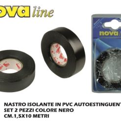 Nastro Isolante Set 2 Pz. Pvc Autoestinguente Neri-8028274015034