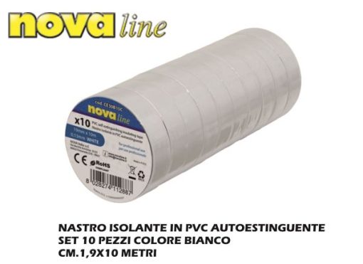 Nastro Isolante Set 10 Pz. Cm.1