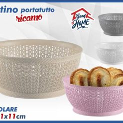 Centrotavola Plastica Tondo Cm.29X11H Ass.-8056138393721