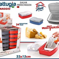 Grattugia Formaggio Con Cassetto-8056138395411